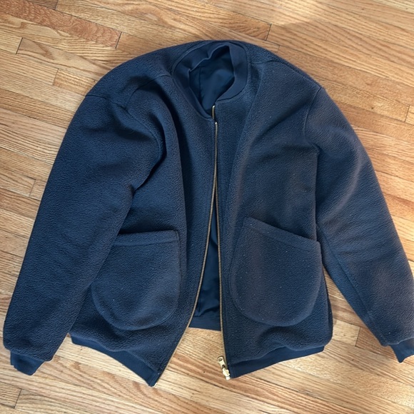 Whitney Simmons oversized reversible bomber jacket - Picture 7 of 10